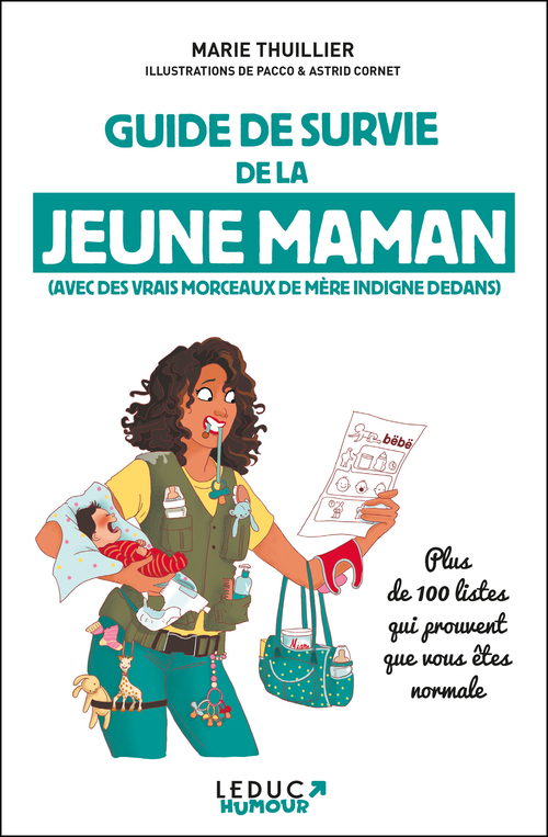 ebook cover of Guide de survie de la jeune maman, by Marie Thuillier