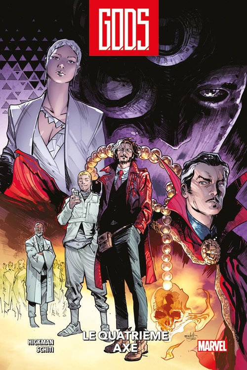 ebook cover of G.O.D.S. : Le quatrième axe, by Jonathan Hickman