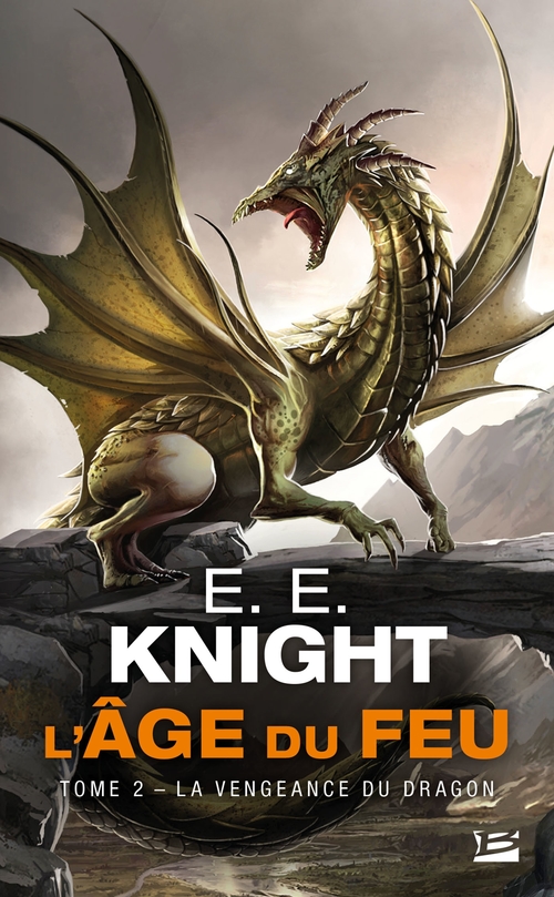 ebook cover of L'Âge du feu, T2 : La Vengeance du dragon, by E. e. Knight