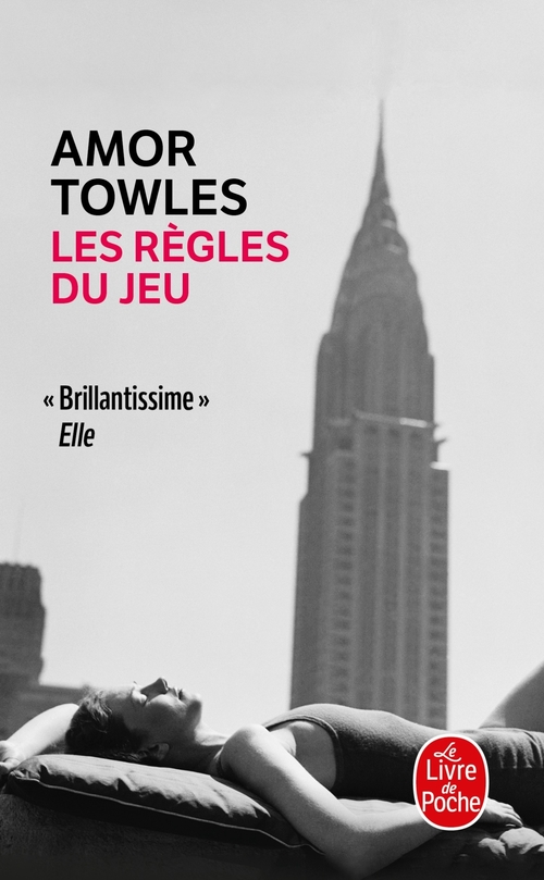ebook cover of Les Règles du jeu, by Amor Towles