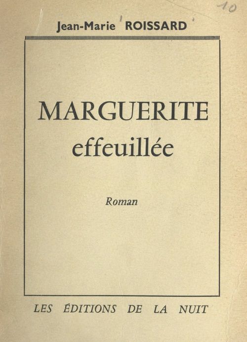 ebook cover of Marguerite effeuillée, by Jean-Marie Roissard