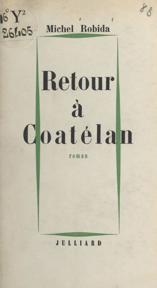 Couverture ebook de Retour à Coatélan, de Michel Robida