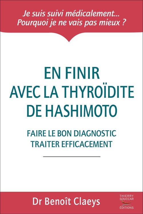 Couverture ebook de En finir avec la thyroïdite de Hashimoto, de Benoît Claeys