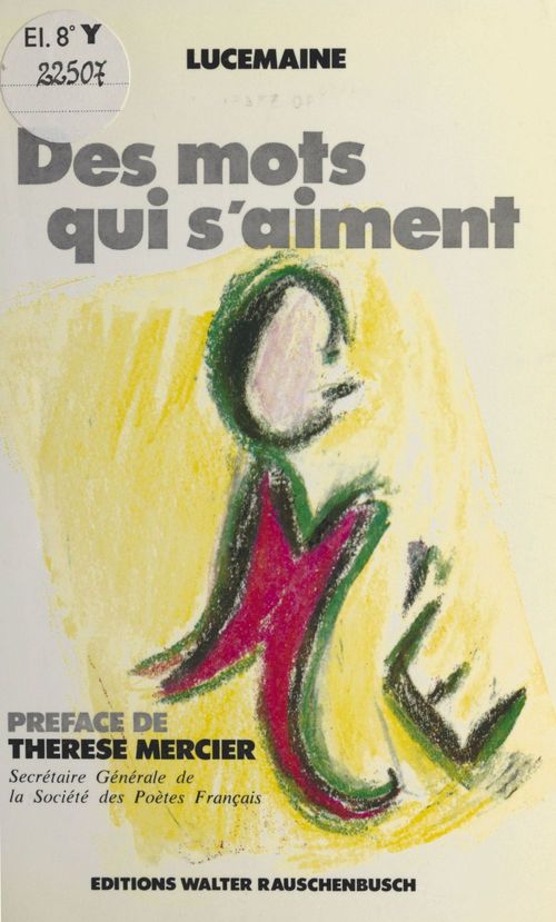 ebook cover of Des mots qui s'aiment, by Lucemaine
