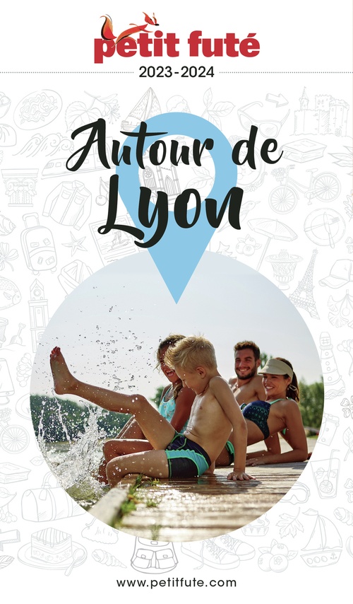 Couverture ebook de AUTOUR DE LYON 2023 Petit Futé, de Collectif petit futé