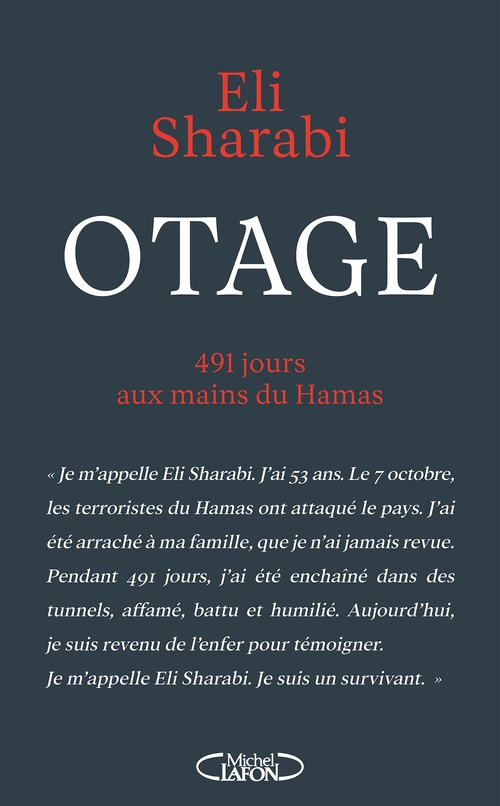 Couverture ebook de Otage - 491 jours aux mains du Hamas, de Eli Sharabi