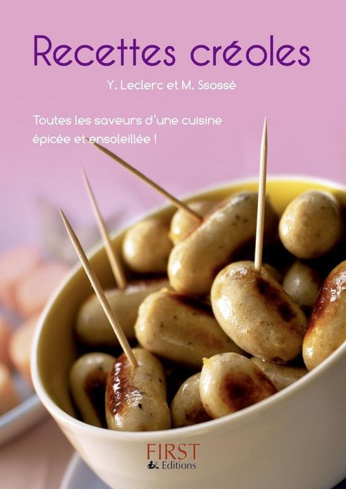 Couverture ebook de Le petit livre de recettes créoles, de Yann Leclerc, Maryvonne Ssosse