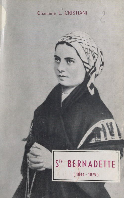 ebook cover of Sainte Bernadette (1844-1879), by Leon Cristiani