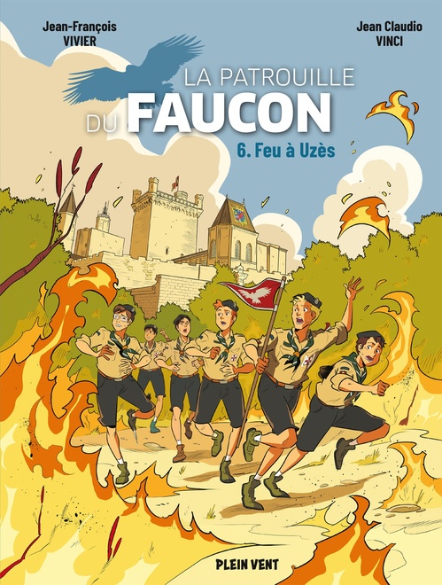 Couverture ebook de Feu à Uzès, de Jean-François Vivier