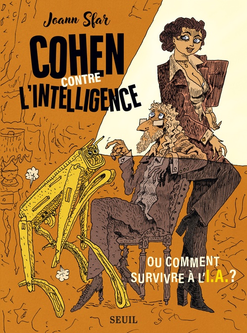 Couverture ebook de Cohen contre l'intelligence, de Joann Sfar