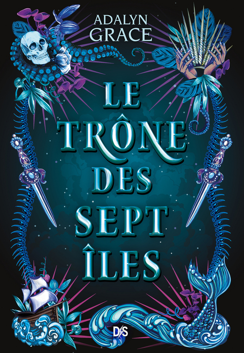 ebook cover of Le trône des sept îles (ebook), by Adalyn Grace
