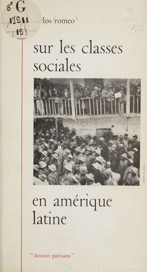 ebook cover of Sur les classes sociales en Amérique latine, by Carlos Romeo