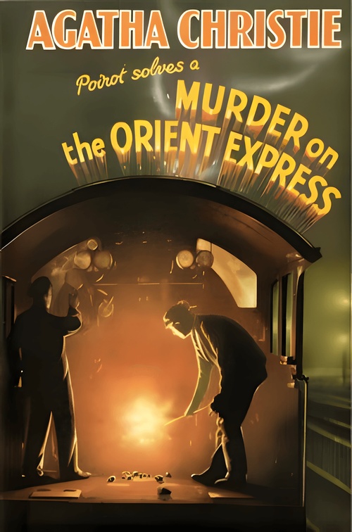ebook cover of Murder on the Orient Express, by Agatha  Christie