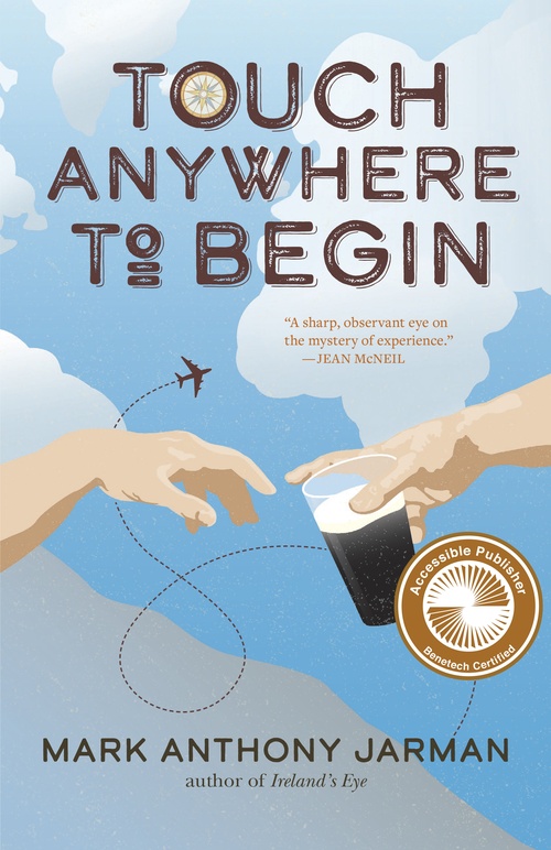 ebook cover of Touch Anywhere to Begin, by Mark Anthony Jarman