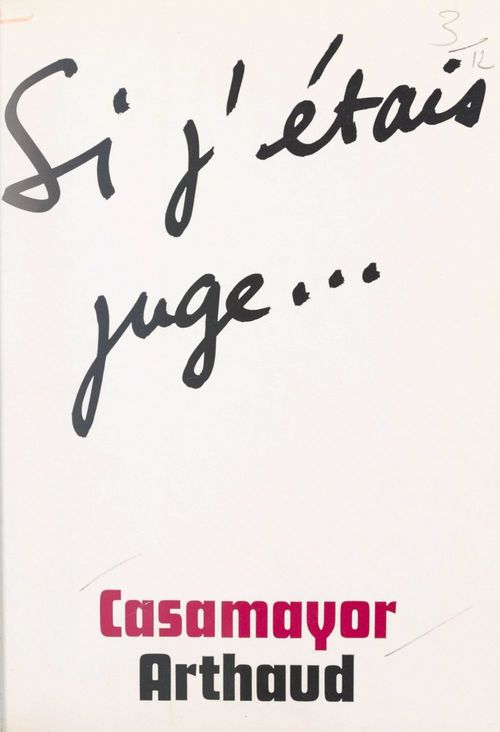 ebook cover of Si j'étais juge..., by Casamayor