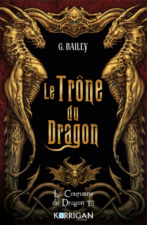 ebook cover of La couronne du dragon T3, by G. Bailey