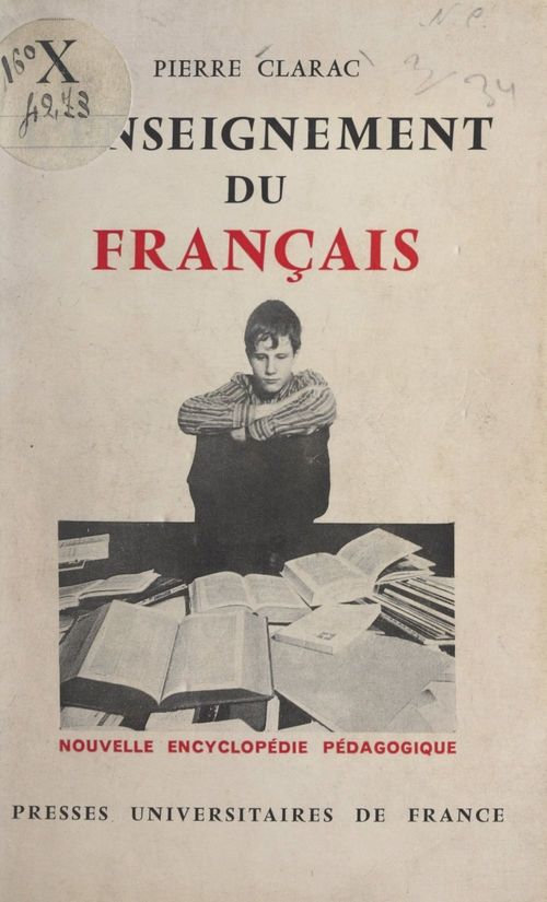 ebook cover of L'enseignement du français, by Pierre Clarac