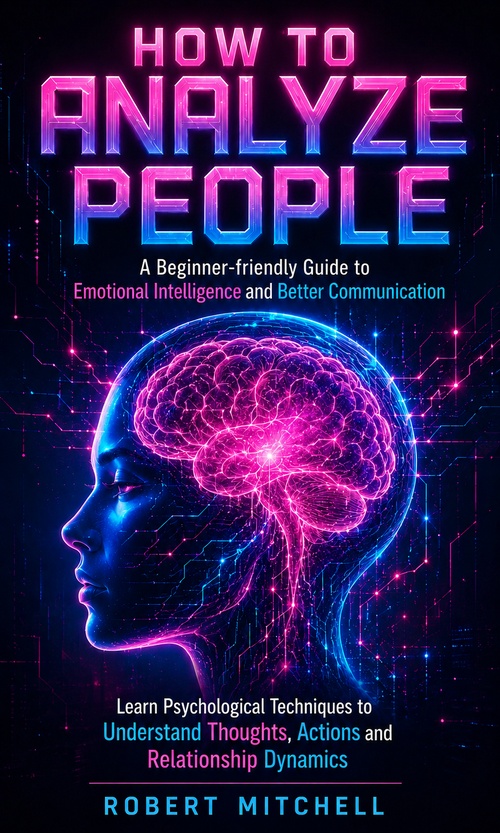 Couverture ebook de How to Analyze People:  A Beginner-friendly Guide to Emotional Intelligence and Better Communication, de Robert Mitchell
