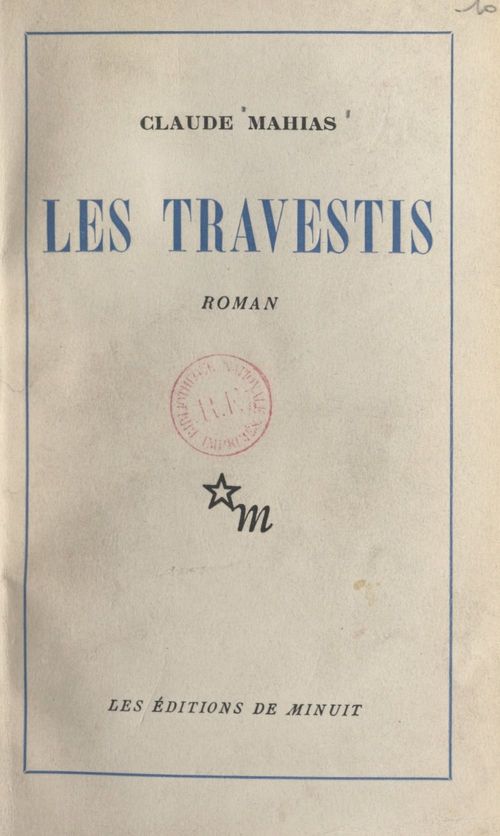 Couverture ebook de Les travestis, de Claude Mahias