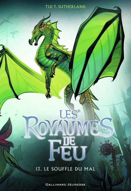 ebook cover of Les Royaumes de Feu (Tome 13) - Le Souffle du mal, by Tui T. Sutherland