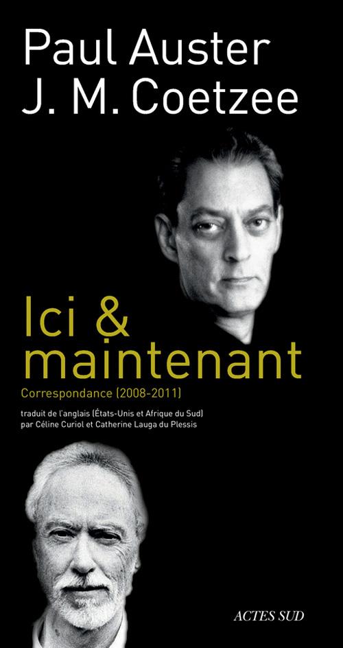 Couverture ebook de Ici & maintenant, de Paul Auster, J.M. Coetzee