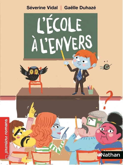 Couverture ebook de L'école à l'envers, de Gaëlle Duhazé, Severine Vidale