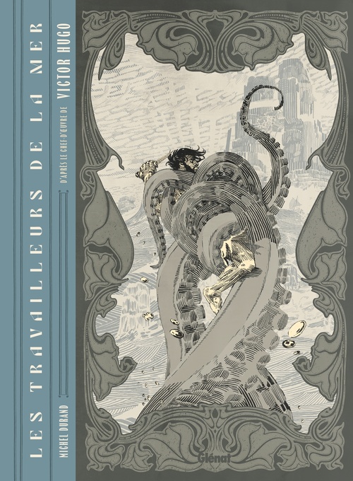 Couverture ebook de Les Travailleurs de la mer, de Michel Durand