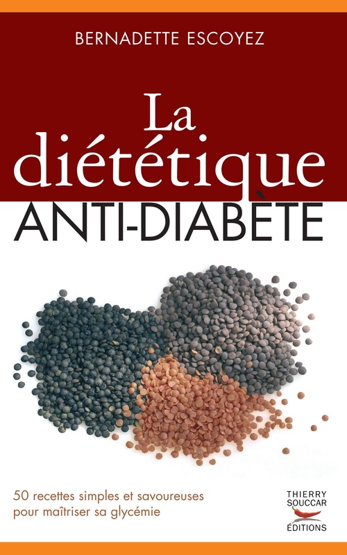 Couverture ebook de La Diététique anti-diabète, de Bernadette Escoyez