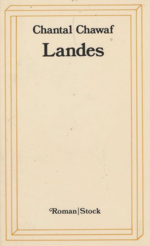 ebook cover of Landes, by Chantal Chawaf