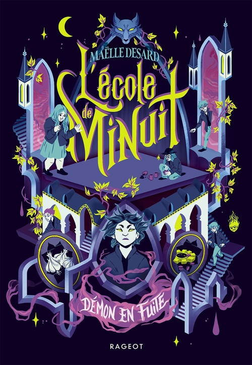 Couverture ebook de L'école de minuit - Tome 2, Démon en fuite, de Maëlle Desard