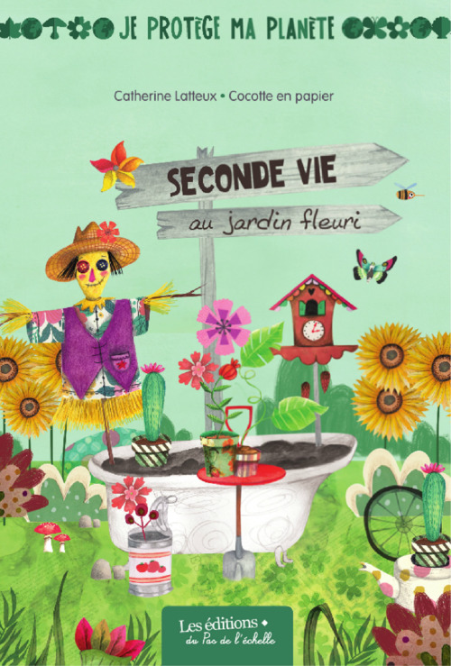 Couverture ebook de Seconde vie au jardin fleuri, de Latteux