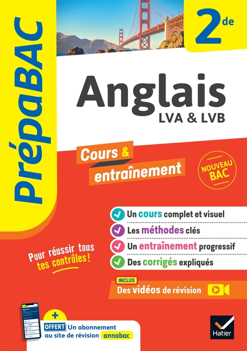 ebook cover of Prépabac - Anglais 2de, by Jeanne-France Bignaux, Didier Hourquin