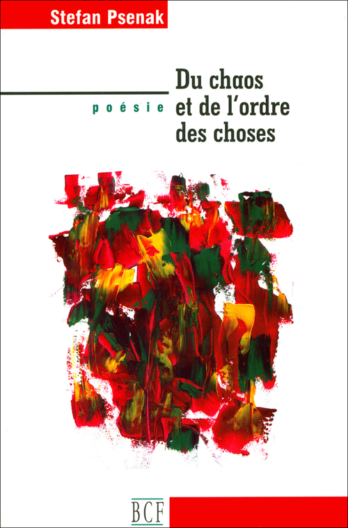 Couverture ebook de Du chaos et de l'ordre des choses, de Psenak Stefan