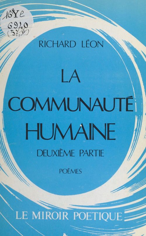 ebook cover of La communauté humaine, by Richard Leon