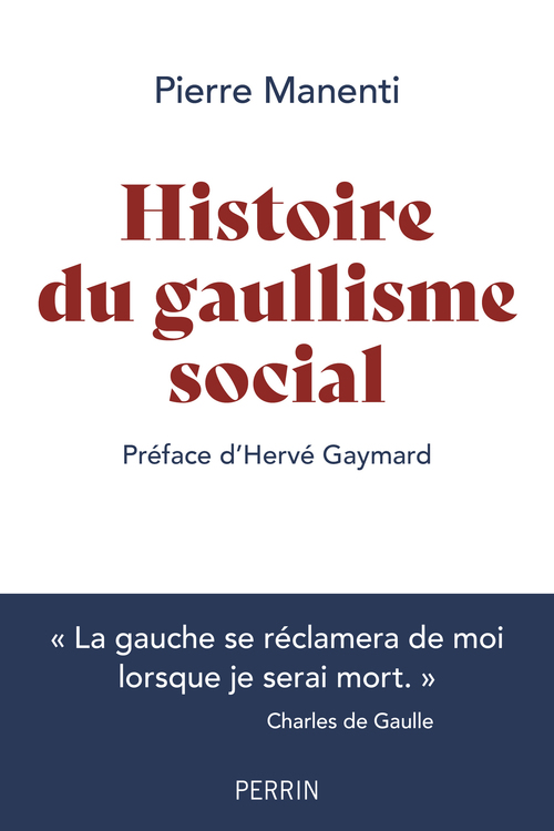 ebook cover of Histoire du gaullisme social, by Pierre Manenti