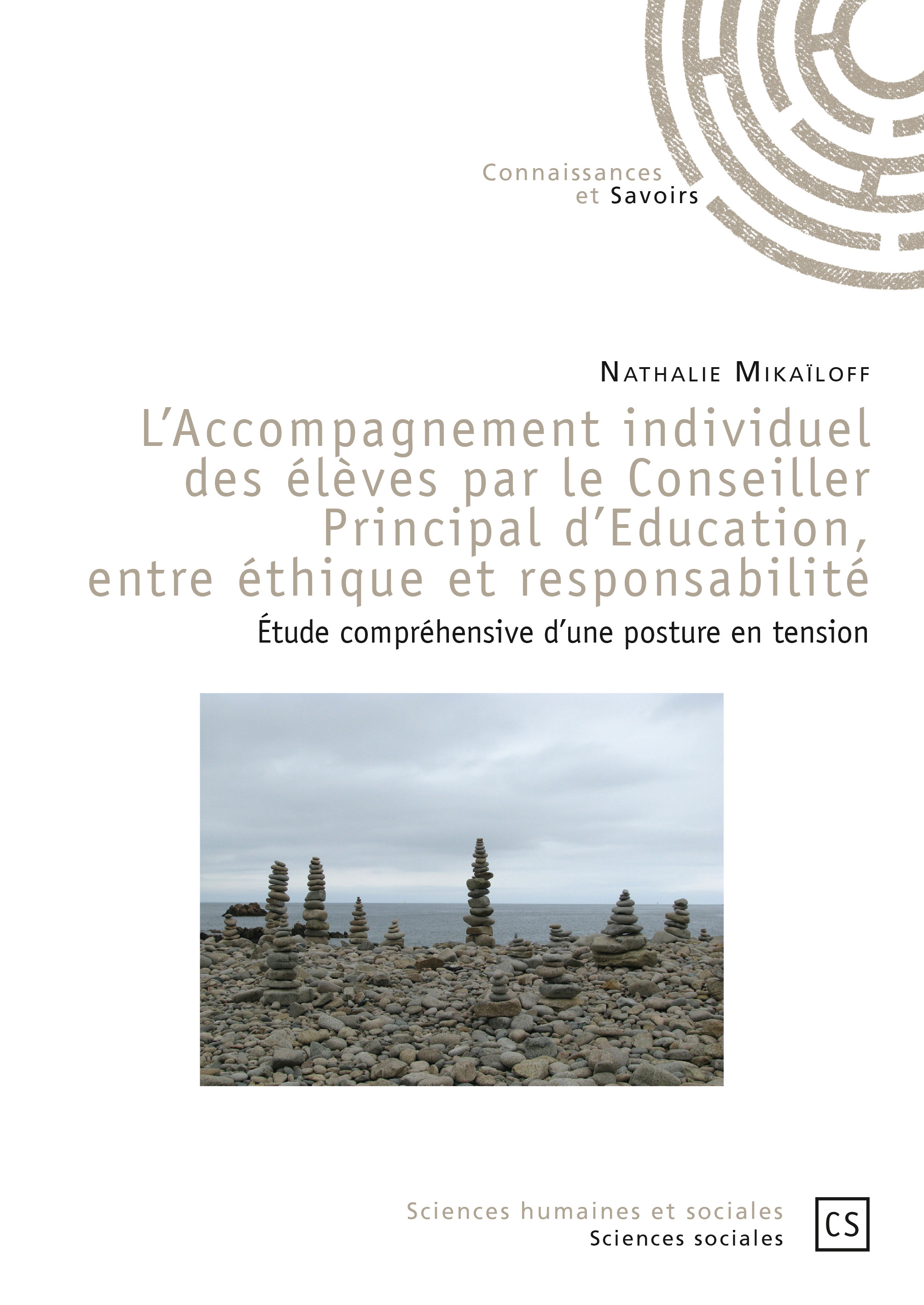 Couverture ebook de L'Accompagnement individuel des élèves par le Conseiller Principal d'Education, entre éthique et responsabilité, de Nathalie Mikailoff