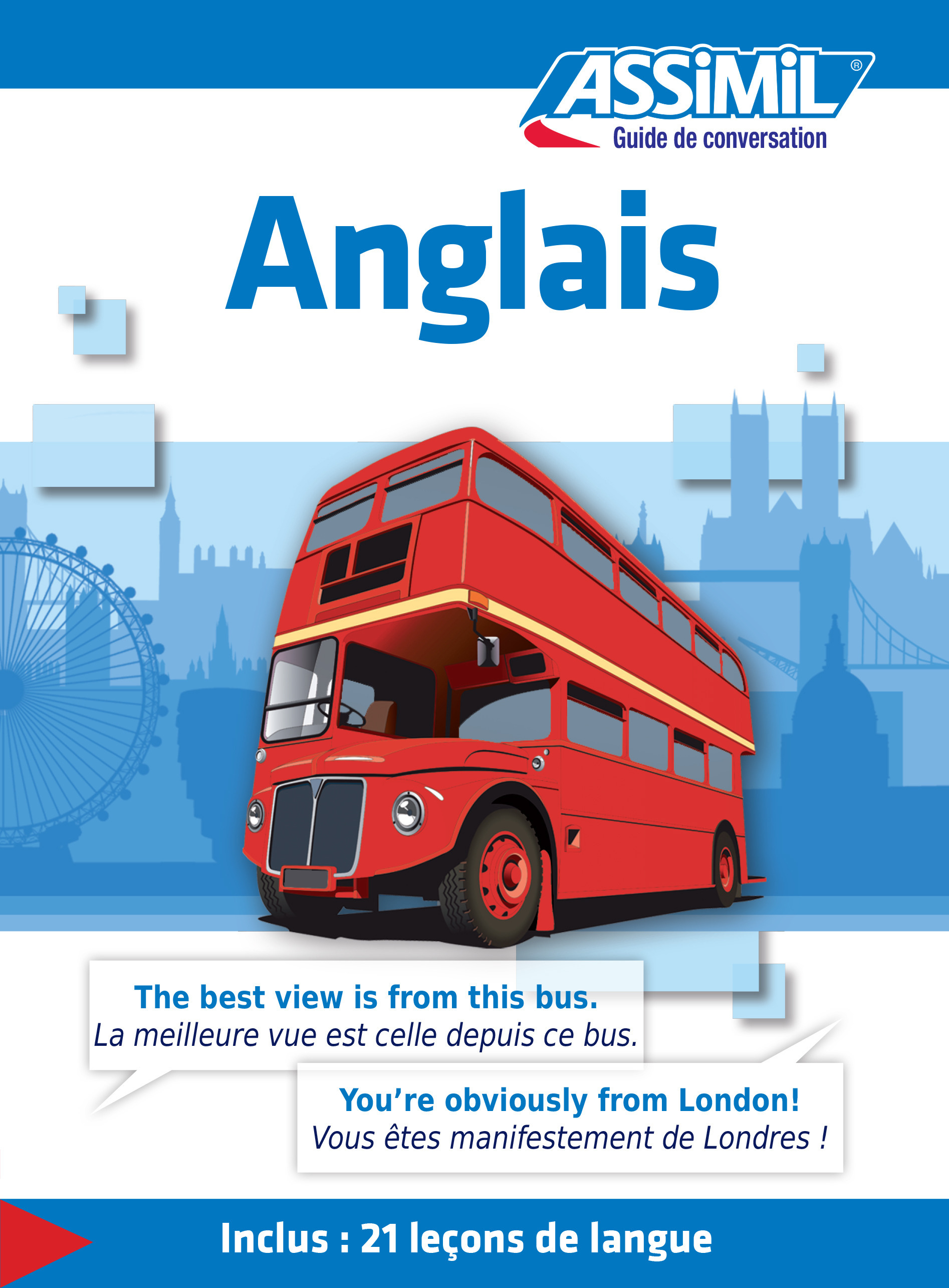 Couverture ebook de Anglais - Guide de conversation, de Anthony Bulger