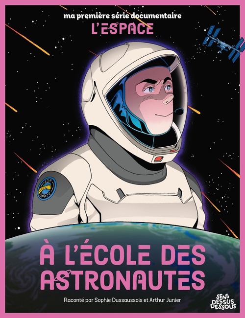 Couverture ebook de À l'école des astronautes, de Sophie Dussaussois