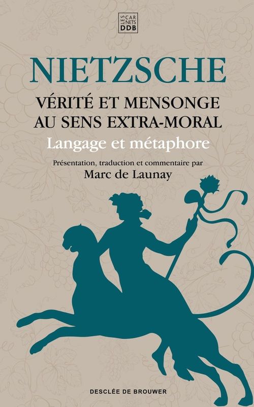 Couverture ebook de Vérité et mensonge au sens extra-moral, de Friedrich Nietzsche