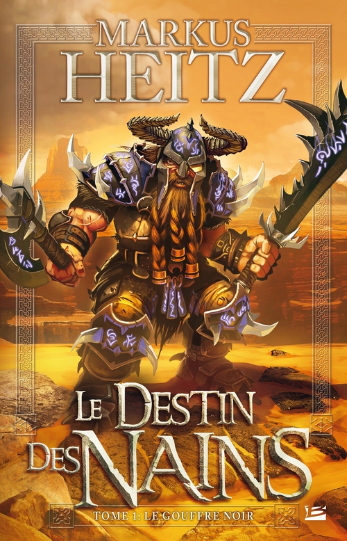 Couverture ebook de Le Destin des Nains, T1 : Le Gouffre Noir, de Markus Heitz
