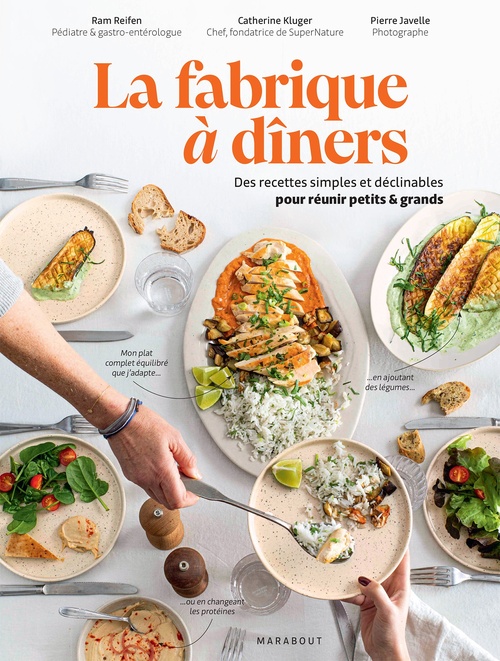 Couverture ebook de La fabrique à dîners, de Catherine Kluger
