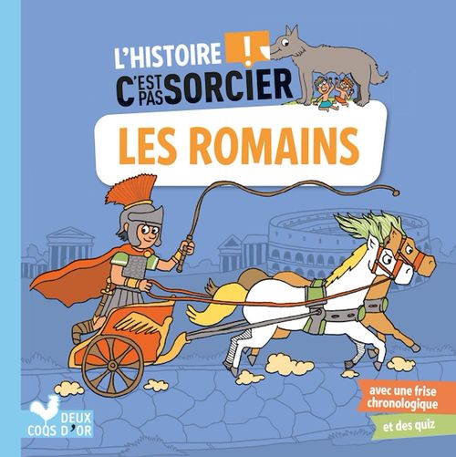 Couverture ebook de L'histoire C'est pas sorcier - Les Romains, de Frédéric Bosc