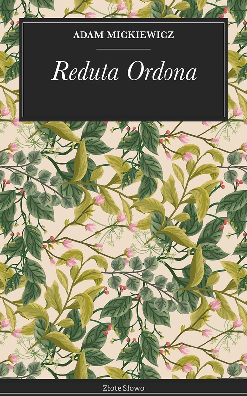 Couverture ebook de Reduta Ordona, de Adam Mickiewicz