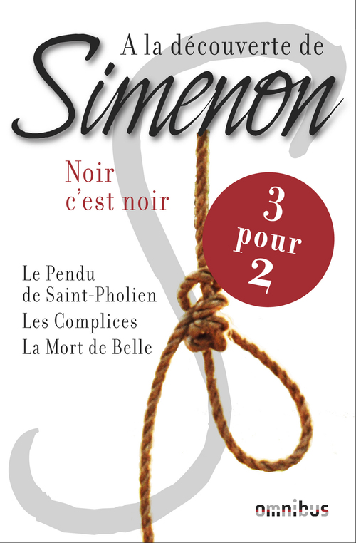 ebook cover of A LA DECOUVERTE DE SIMENON NOIR C'EST NOIR, by Georges Simenon