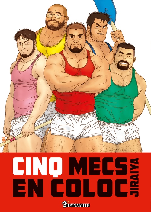 Couverture ebook de Cinq mecs en coloc, de Jiraiya