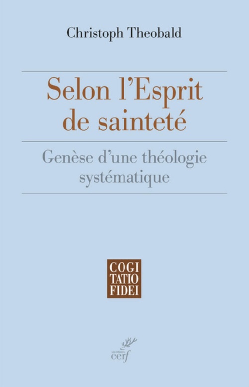 Couverture ebook de SELON L'ESPRIT DE SAINTETÉ, de Christoph Theobald