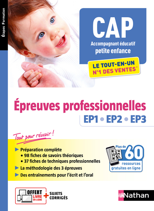 ebook cover of CAP accompagnant éducatif petite enfance - Le tout-en-un - EPR EP1 EP2 EP3 - EPUB 2021, by Louisa Rebih