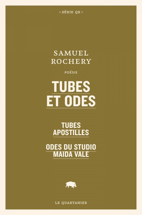 ebook cover of Tubes et Odes, by Samuel Rochery