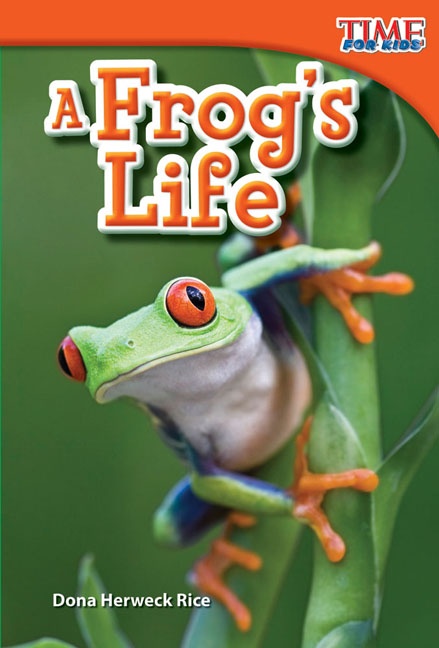 Couverture ebook de A Frog's Life, de Dona Herweck Rice