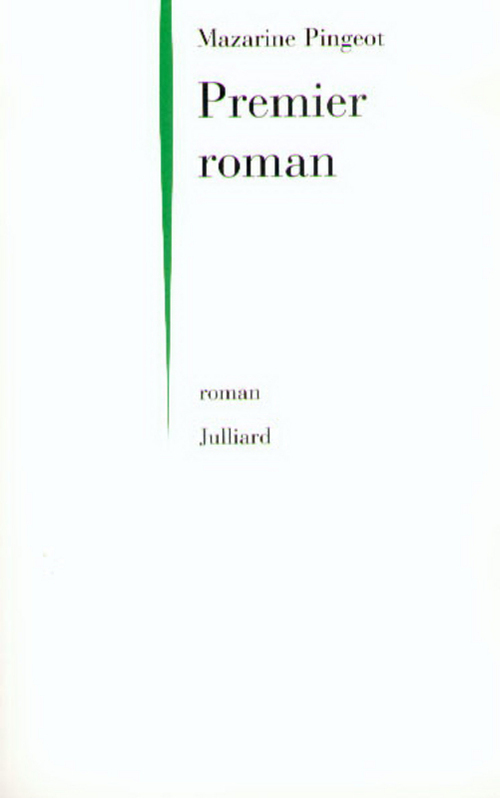 ebook cover of Premier roman, by Mazarine Pingeot